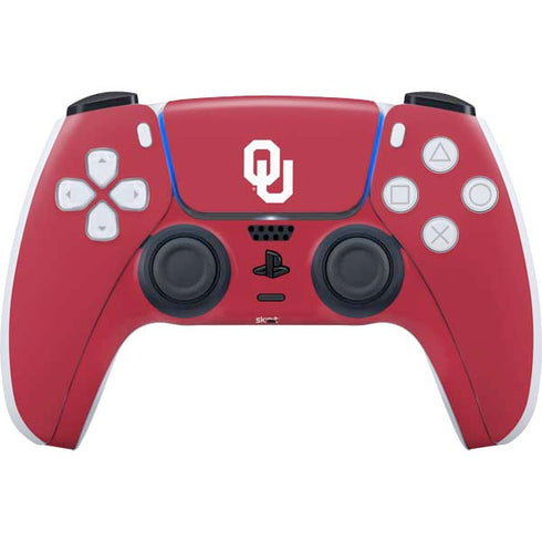 University of Oklahoma Sooners Cracked PS5 Controller Skin